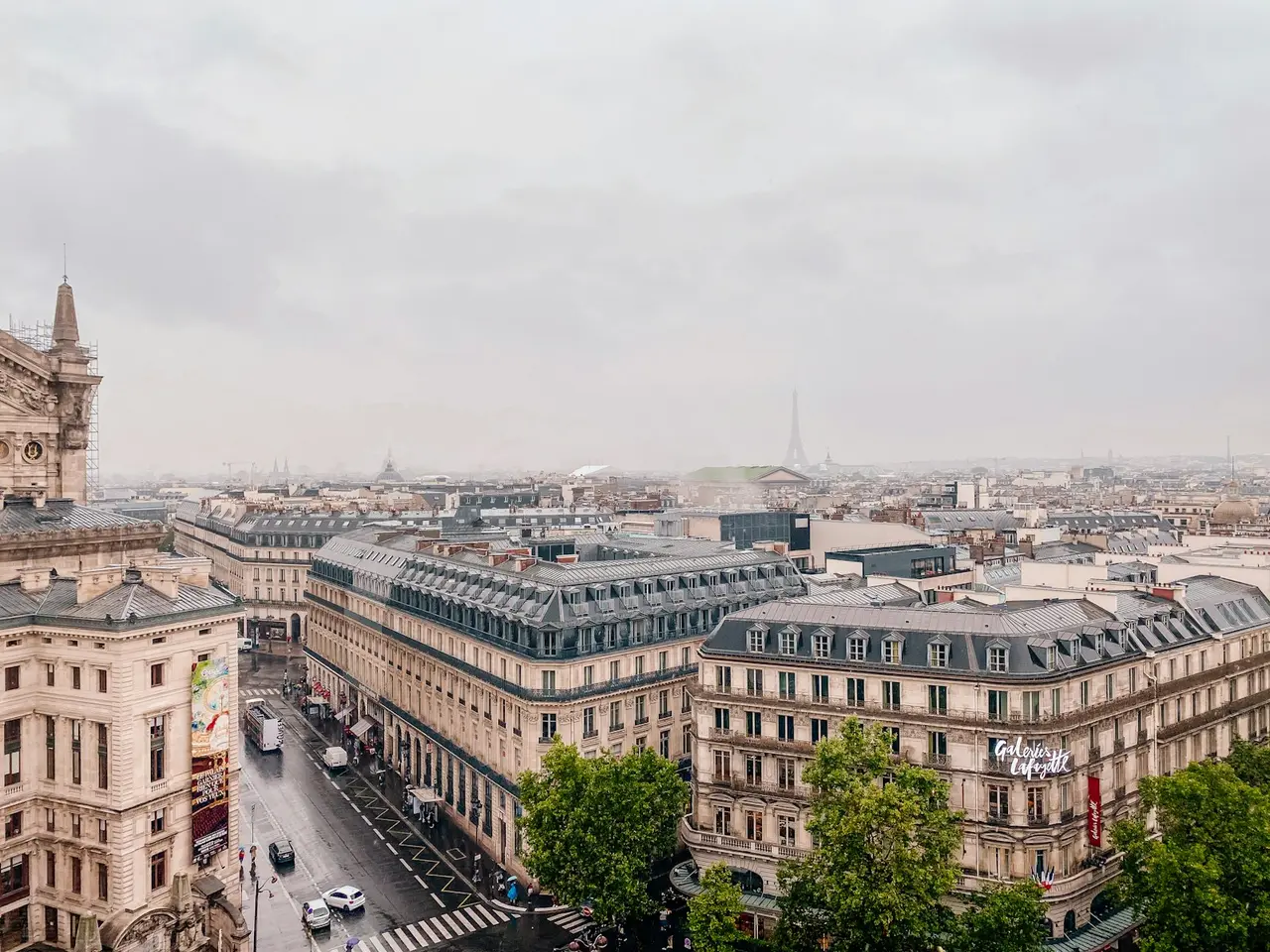 Vue sur les toits de Paris